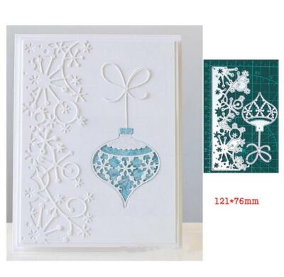 Schneeflocke Weihnachtsglocke Metall Cutting Dies Scrapbooking Stanzschablone 