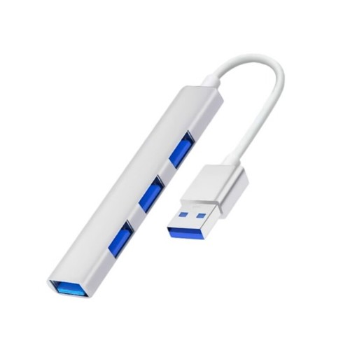 4 in 1 Aluminum USB C/USB Splitter Dongle 3xUSB2.0+1xUSB3.0 Adapter for Laptops - Picture 4 of 12