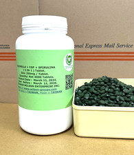 (Chlorella + CGF + Spirulina): (3 en 1) Tableta: ¡de fábrica de Taiwán!  Ver+Comprar!