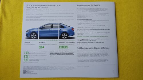 Skoda Rapid Saloon S SE Sport L car sales brochure catalogue November 2016 MINT - Picture 4 of 5