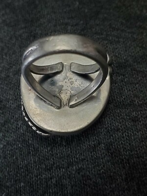 Navajo Stamped (JF) Jonny Frank Turquoise/Leaf Sterling