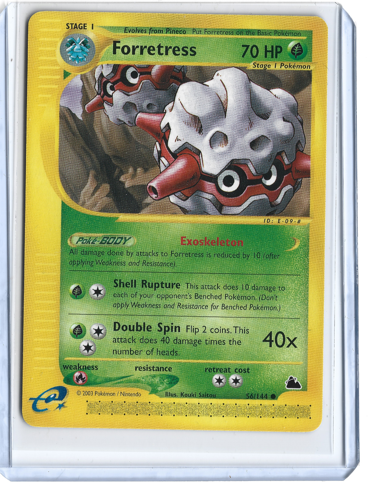 Pokemon TCG Skyridge Forretress Non Holo 56/144 Rare (pack fresh)
