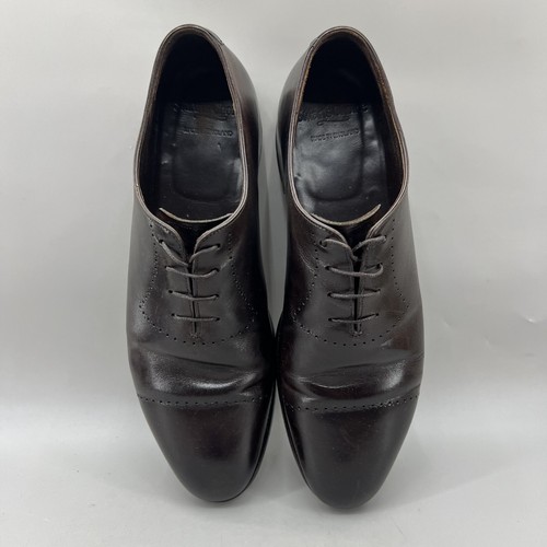 Paul Stuart's Choice Cap Toe Shoes Men Size 11 D US, 10 UK Leather Lace Oxford - Picture 5 of 11