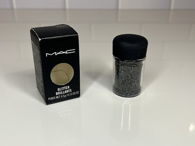 MAC *3D BLACK* Glitter 4.5g  ~ Black W/ Silver Holographic Effect NEW ~ RARE