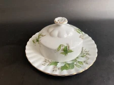 Royal Albert Bone China Butter Dish Trillium
