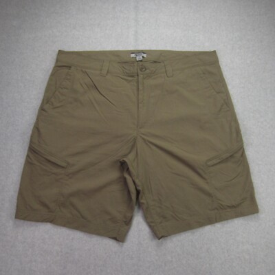 Gander Mountain Mens 42 Cargo Shorts Green Guide Series Nylon Hiking Work Trail