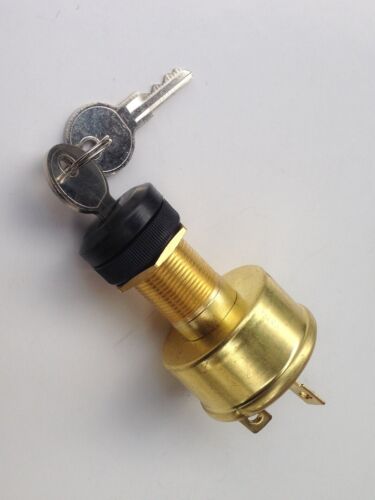 Ignition lock, starter lock 4 positions 12V with cap for boat, tractor, truck - Picture 1 of 3