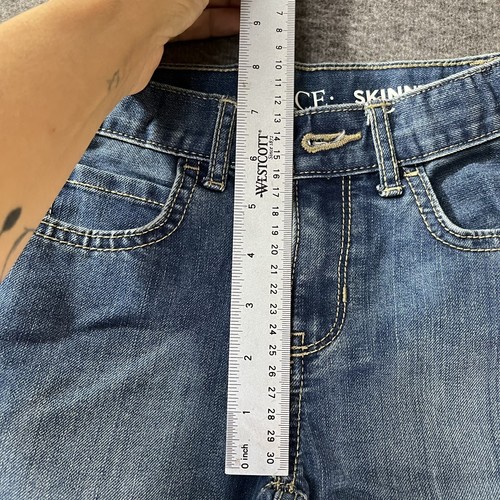 Boys Denim Jeans Children’s Place Size 8 Slim Skinny Medium Wash Adj Waist - Picture 4 of 8