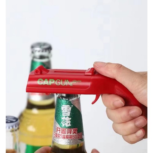 Bottle opener Cap Gun Bar Tool Creative Flying Launcher-Random Color