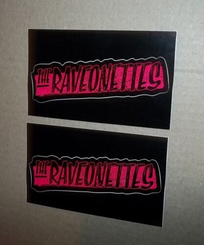 The Raveonettes Pretty In Black promo stickers x 2 NEW 2005