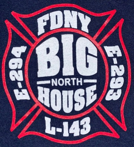 FDNY Shirt Fire Department New York Sz S Engine 294 Ladder 143 New Queens