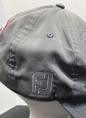 FITLEIST Pro V1 Hat Cap Mens Golf Gray Strapback Embroidered FJ