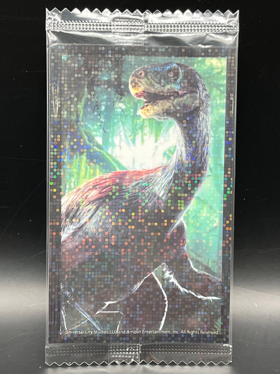 Furuta シール Jurassic World Dinosaur Wafer Sticker Seal Collection Holo