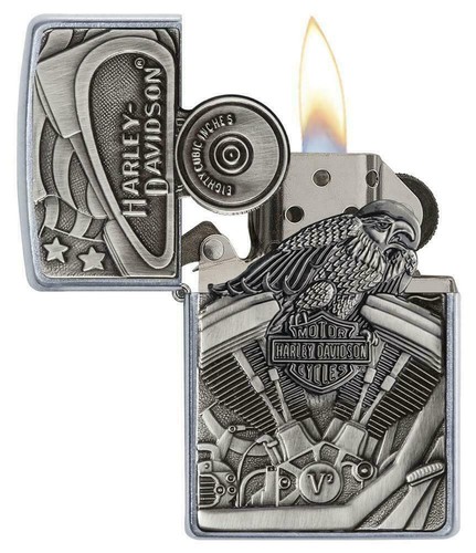 BRIQUET ZIPPO ESSENCE NEUF - HARLEY DAVIDSON MOTOR CYCLES ( Modèle au choix ) - Imagen 10 de 31