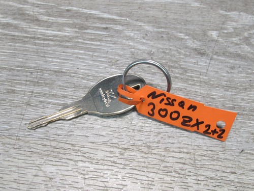 90-93 NISSAN 300ZX Z32 COUPE A/T IGNITION DOOR GLOVE TRUNK LOCK KEY SET OEM - Picture 11 of 21