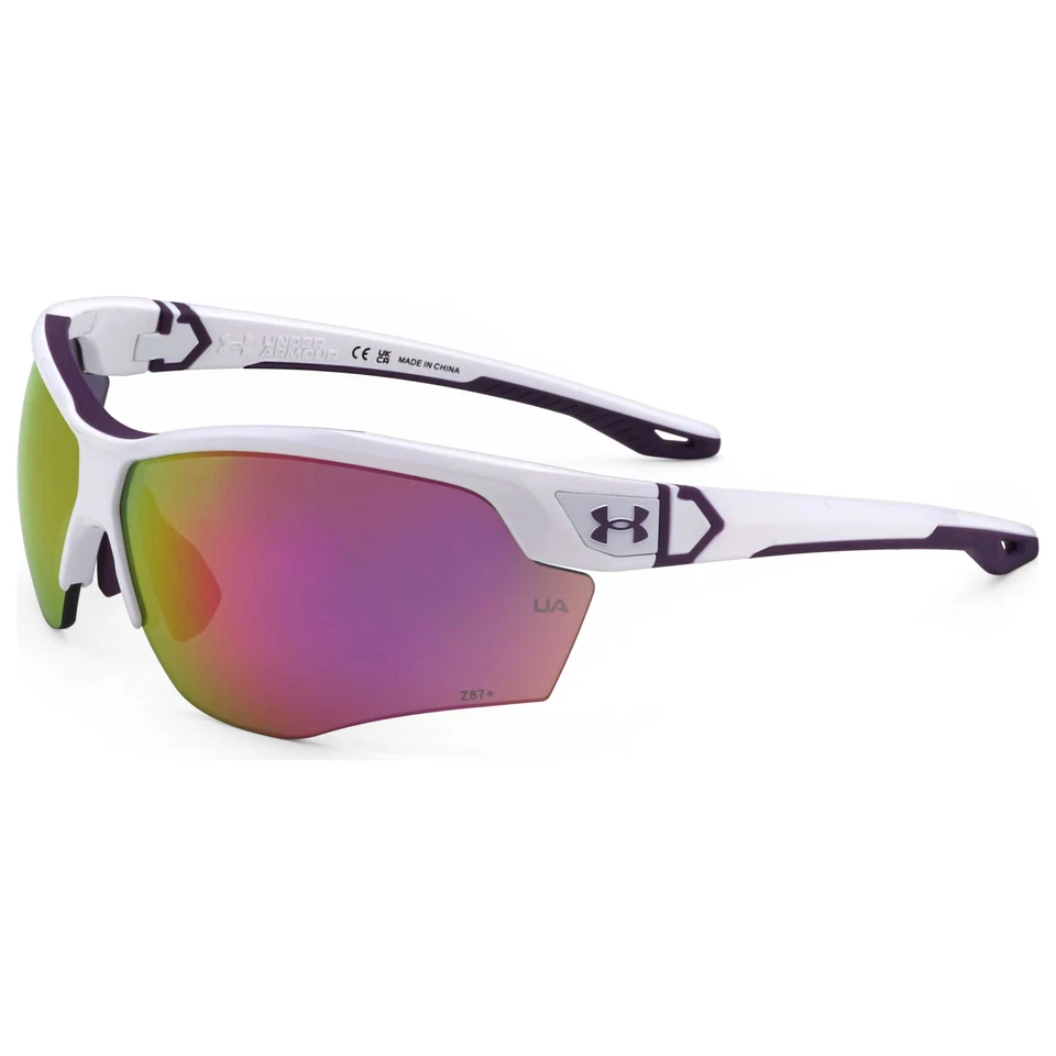 Gafas de sol Under Armour unisex 76 mm blancas UAYARDDUAL-NIC-76