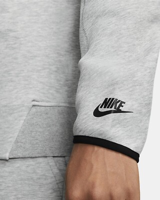 NEW MENS SIZE L NIKE SPORTSWEAR TECH FLEECE HALF-ZIP SWEATSHIRT