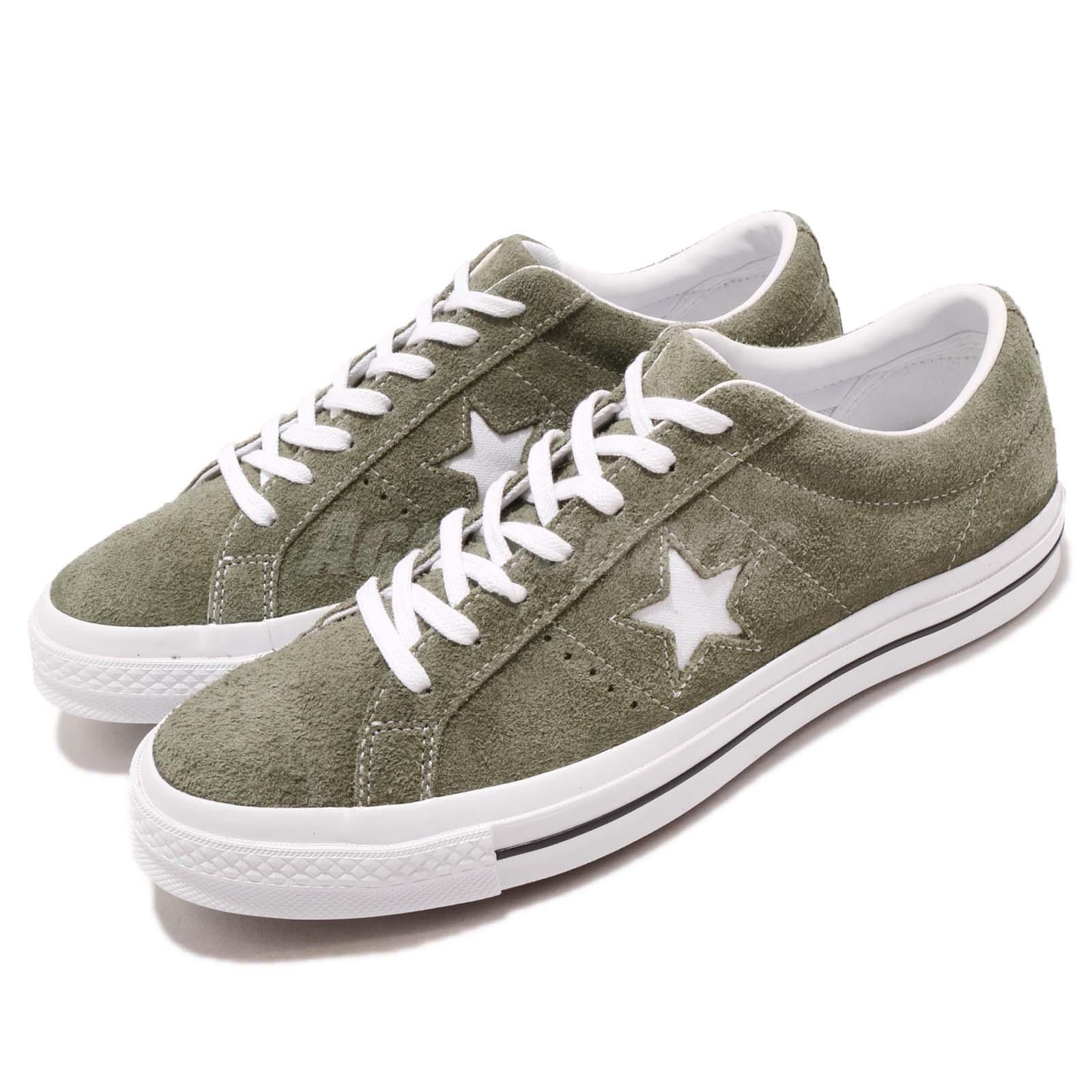 Scarpe casual da uomo Converse One Star Olive Green White Suede uomo Wouomo Classic Casual Shoes 161576C Scarpe casual da uomo Converse One Star Olive Green White Suede uomo Wouomo Classic Casual Shoes 161576C