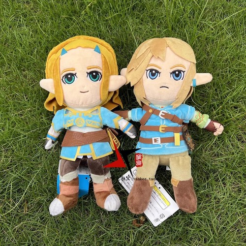 26cm The Legend of Zelda Link Princess Zelda Plush Doll Game Stuffed Toy Plushie - Picture 6 of 19