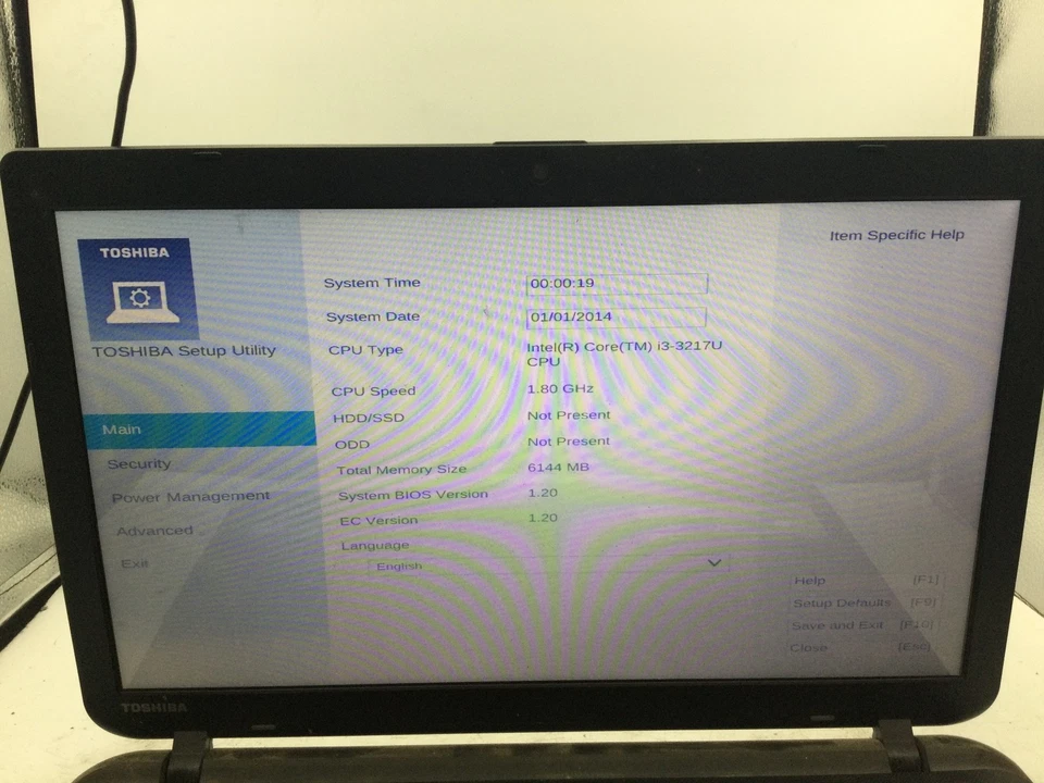 TOSHIBA SATELLITE C55-B5272 - INTEL I3 3217U-BOOTS TO BIOS-6GB RAM-READ DESC-BB - Image 2 of 4