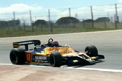 Jan Lammers Driving A Shadow Dn9 Old Motor Racing Photo