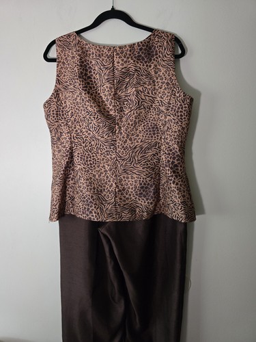 Sag Harbor 2-teiliges Set Animal Print Mob Wives Quiet Luxury Feminine Pre-loved - Bild 6 von 16