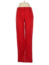 Monoprix femme Women Red Linen Pants 36 eur