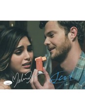 Melissa Barrera & Jack Quaid signed 8x10 Photo Sam Carpenter Richie Kirsch Screa
