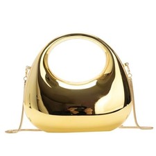 Acrylic Handbags for Women Cute Acrylic Clutch Small Unique Purse Trendy Gold