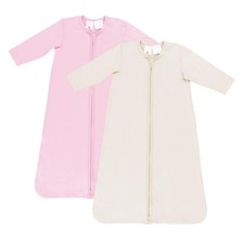 2-Pack Long Sleeve Baby Sleep Sack 0.5 TOG Wearable Blanket, Sleeping Bag for...