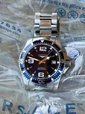 Longines HydroConquest 41mm 42mm Automatic Blue ceramic bezel L3.642.4 2