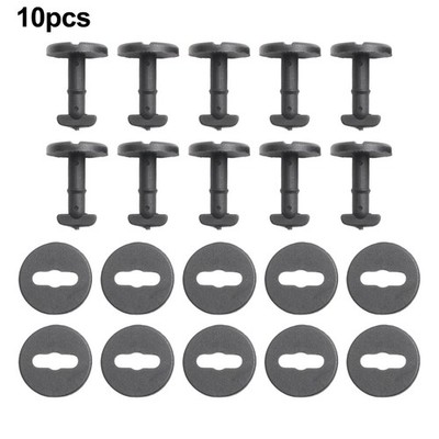 Black Color Floor Carpet Mat Clips for BMW E36 E46 E38 E39 Series Pack of 10