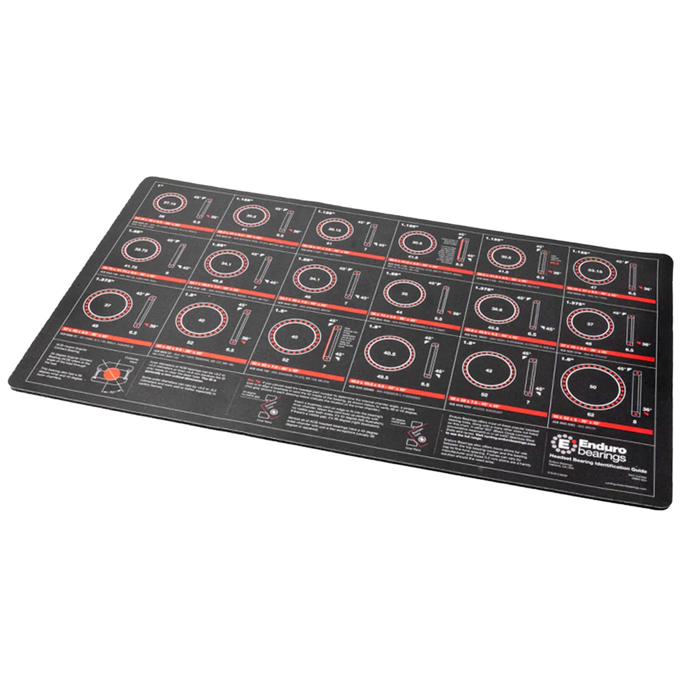 Enduro WBM-003 Headset Bearing ID Mat Durable Plastic Easy Matching for Bike 7590₽