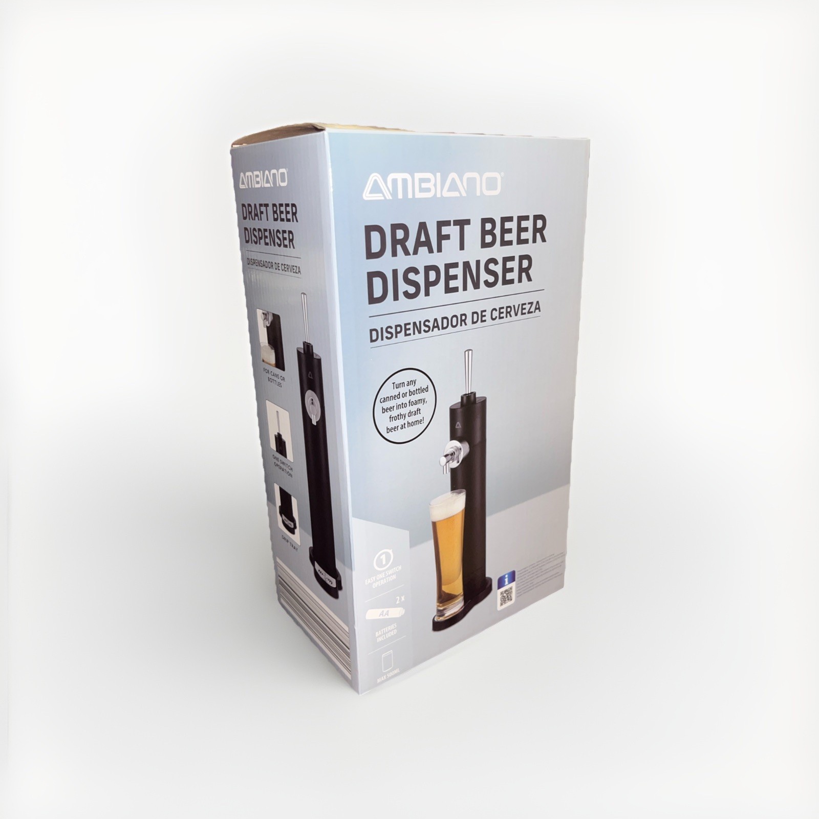 Ambiano Draft Beer Dispenser Brand New- Turn Any Canned Beer Into Draft At Home