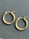 7.3 Grams GOLD Plated 925 Silver Jewelry Lot Hoop Earrings Wear Not Scrap — photo 8