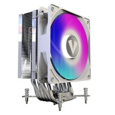 Image of Vida Boreas White ARGB Heatsink & Fan Intel/AMD 2000RPM 6 Copper Heatpipes ARGB