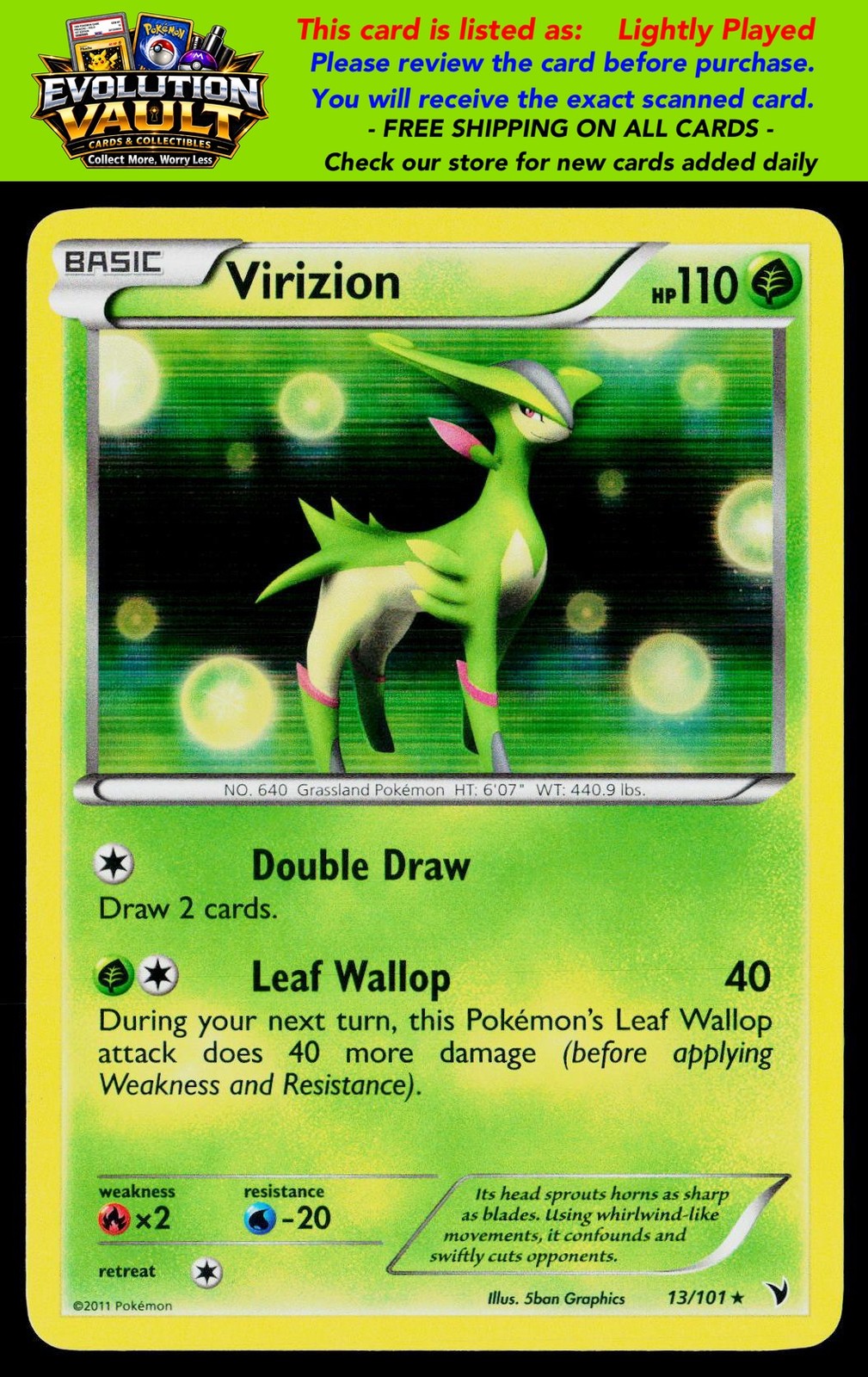 Noble Victories #13/101 Virizion