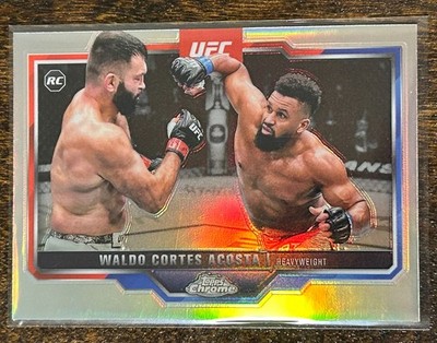 Cartes Topps Chrome UFC 2025 - Boîte économique Scellée, Inserts