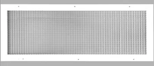 16" x 28" Return Air Filter Grille Cube Core Eggcrate Low Noise High Airflow
