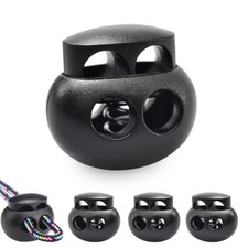 12 Pack Bungee Spring Cord Lock Fastener Toggle Slider Stopper for Drawstring
