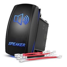 Speaker Rocker Switch Led Light Bar 5 Pin Laser On Off SPST switches SPEAKER