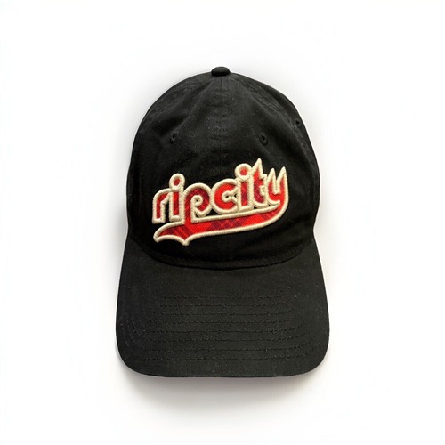 New Era 9Twenty Mens Black NBA Portland TrailBlazers Strapback Hat Cap NWT $34 - 第 1/8 張圖片