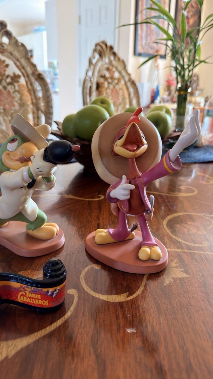 RARE Vtg Walt Disney Classics Collection, THE THREE CABALLEROS Figurines set
