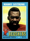 1971 Topps #192 Manny Sistrunk Redskins EX+ *2y