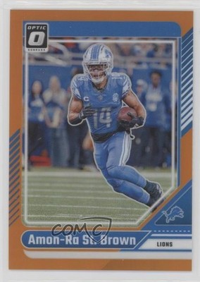 2024 Panini Donruss Optic Orange Prizm 188/249 Amon-Ra St Brown #66 s3g