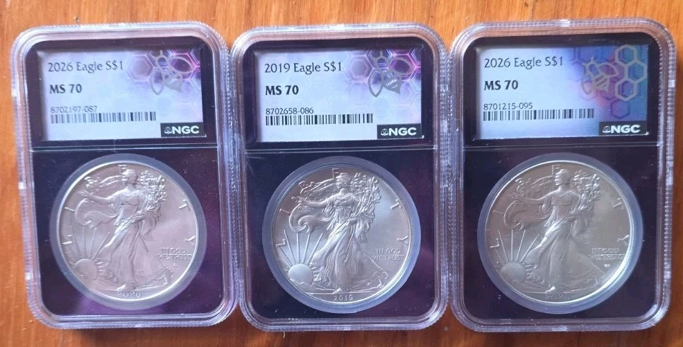American Eagle MS 70 Graded 2019 Silver Bullion Coins for sale | eBay