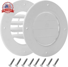 (2-Pack 6.5" RV Ceiling Vent Covers for Inside Camper, RV AC Vent Cover Replacem