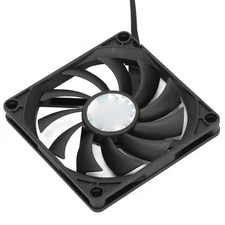 Zunate 4 PIN PWM Cooling Fan 2500 RPM Cooling Fan Quiet Slim Fan 80mm Case Fit