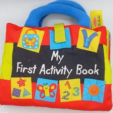 Melissa & Doug K’s Kids My First Activity Book 8-Page Soft Book for Babies