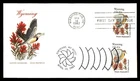 Mayfairstamps US FDC 1982 Washington DC western meadowlark and Indian paintbrush